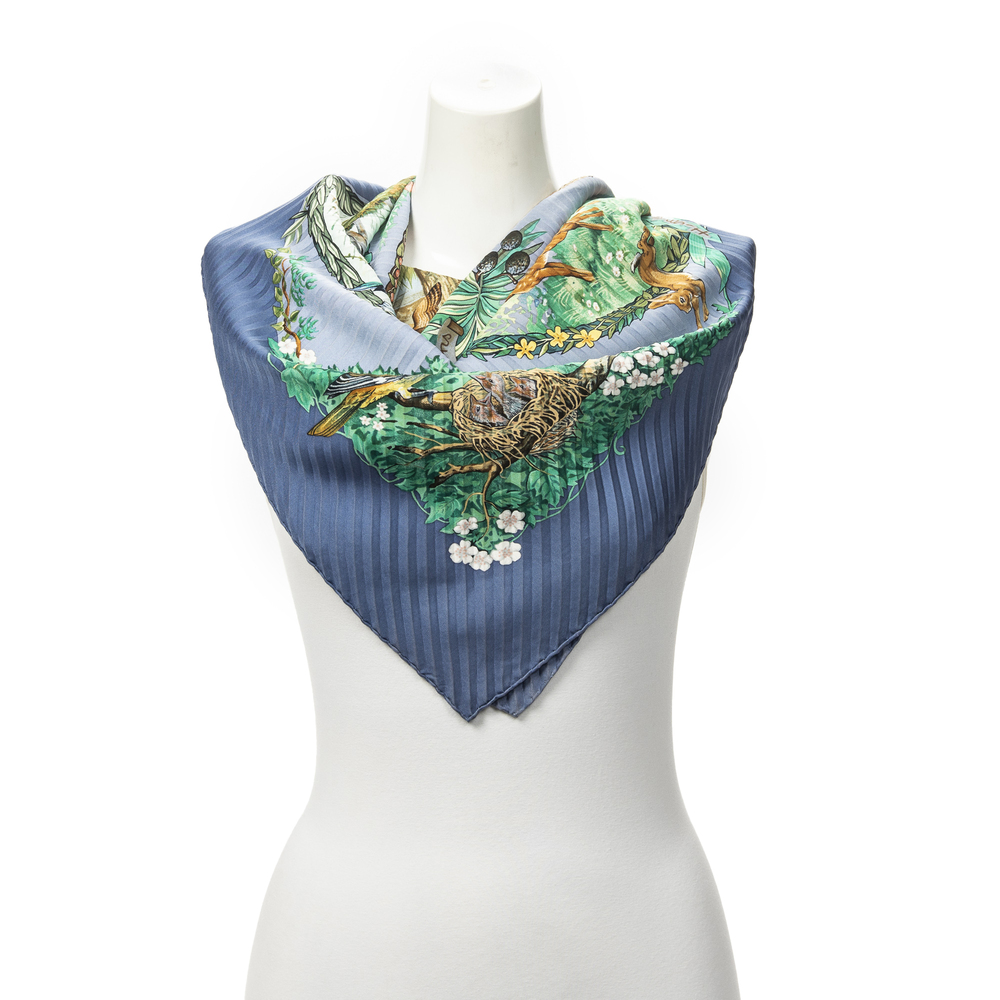 Hermes Pleated Scarf